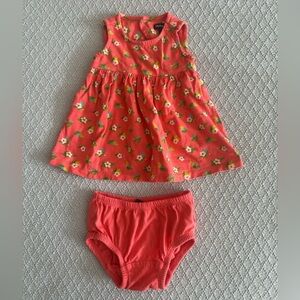 Baby Gap Dress with Bloomers Size 0-3 Months EUC